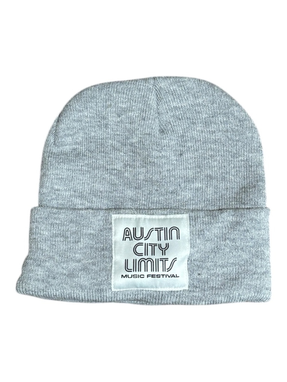 Austin City Limits Music Festival Light Gray Knit Beanie One Size ATX